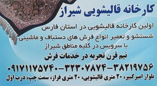 کارخانه قالیشویی شیراز