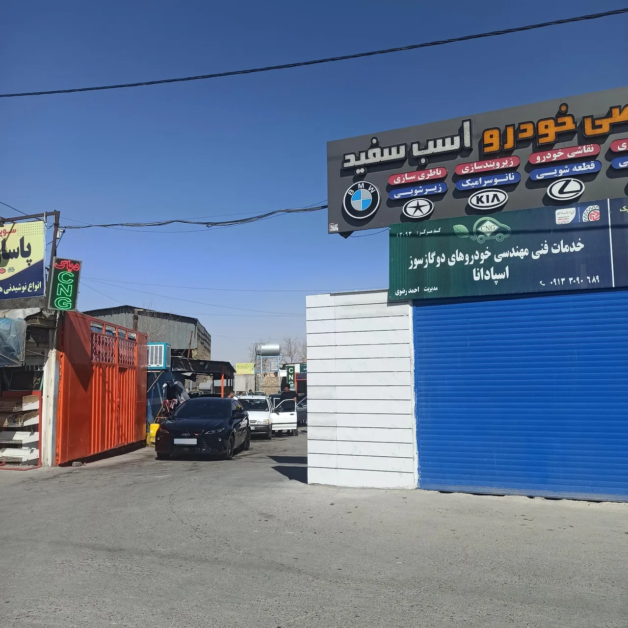 کارواش اسب سفید