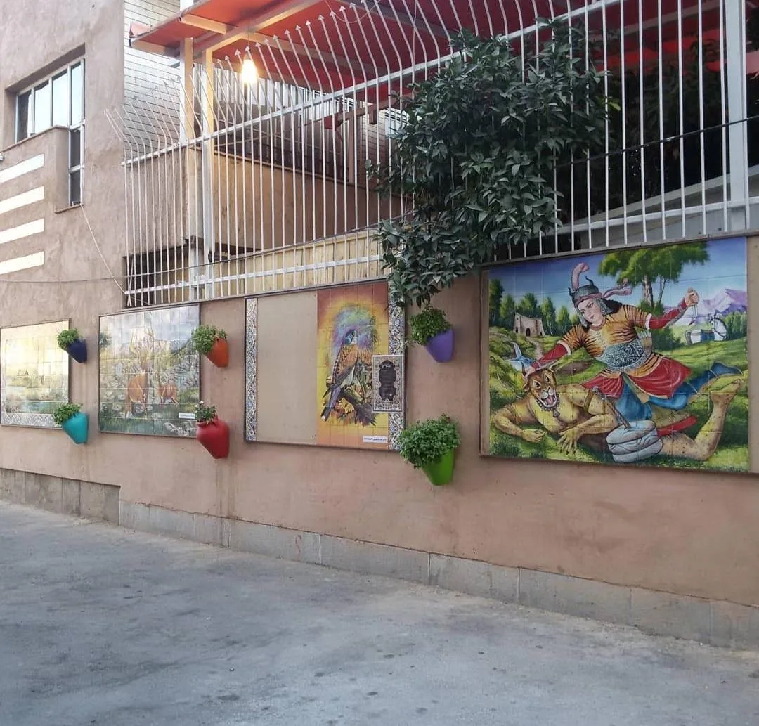 نگارخانه گل و مرغ (خانه کاشی شیراز- تعبدی) - تصویر 5