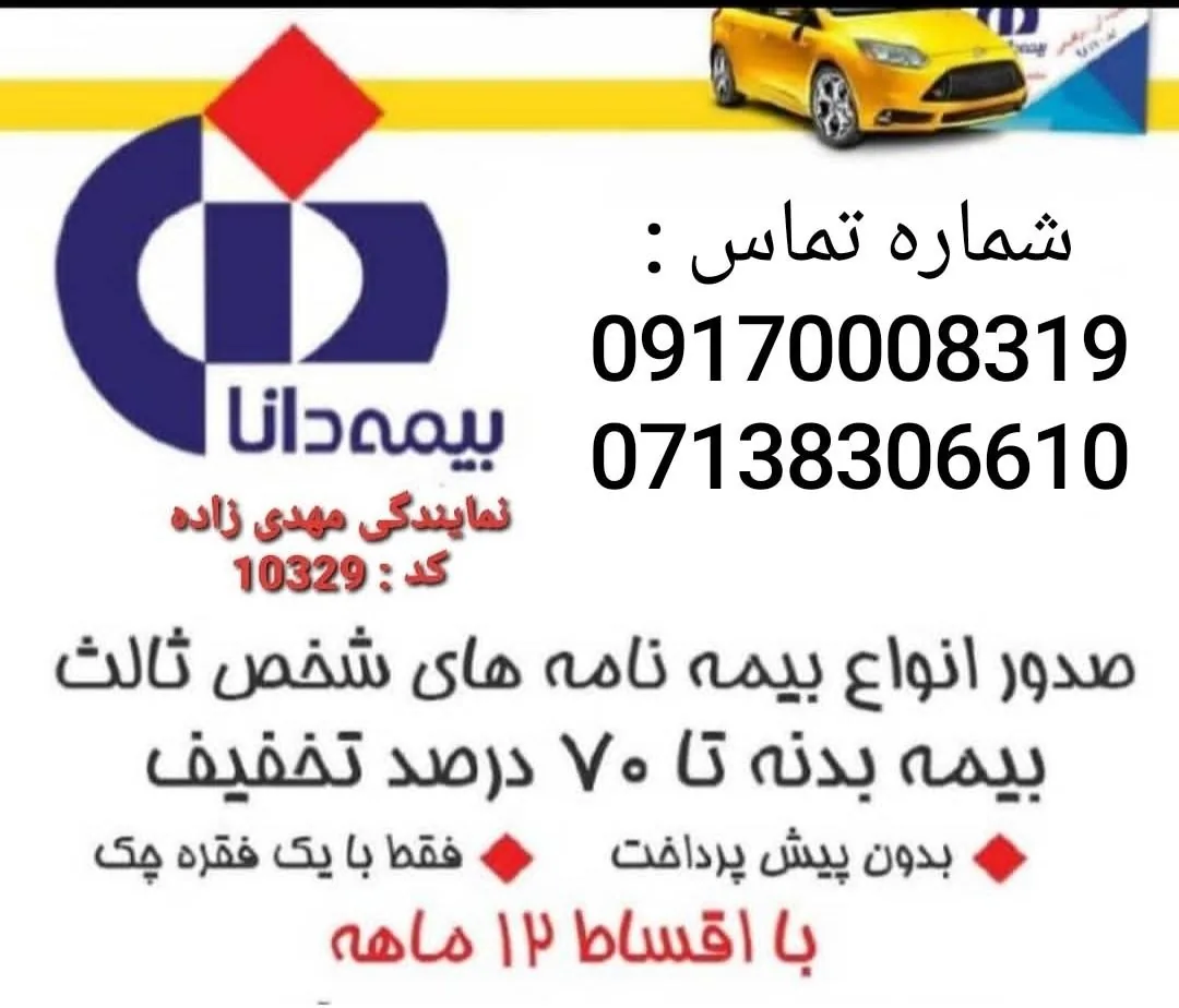 بیمه دانا مهدیزاده - تصویر 2