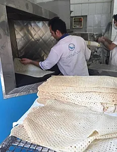نانوایی لواش نمونه
