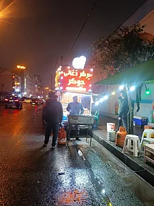 برگر ذغالی جوکر