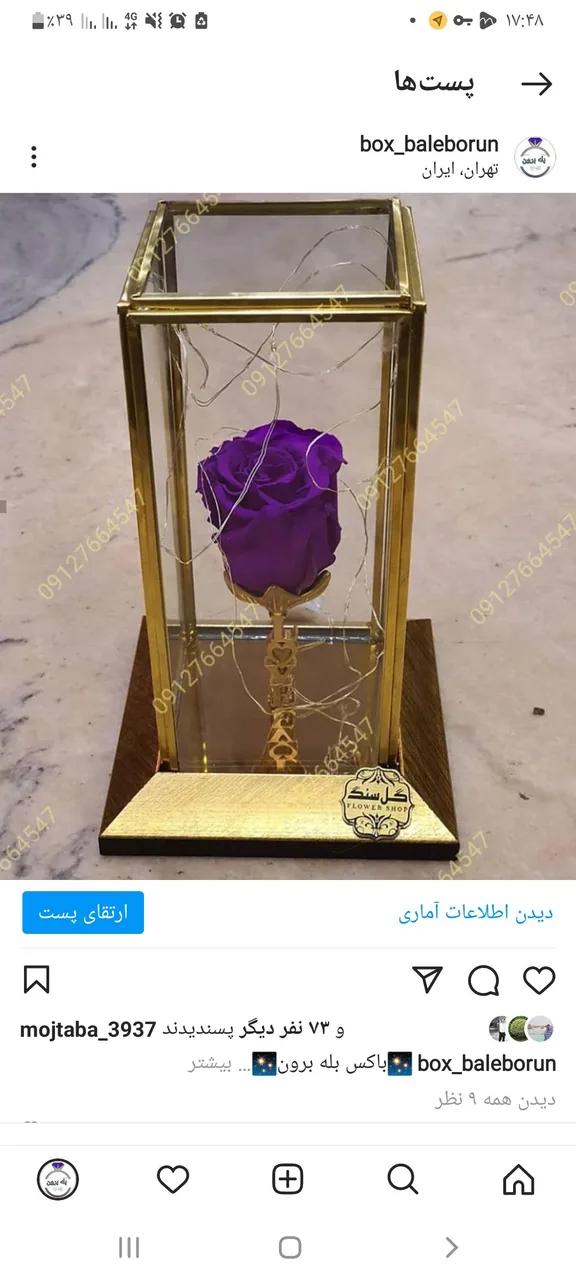 فروشگاه ارم ملزومات ،بله برون،نامزدی،باکس شیشه ای