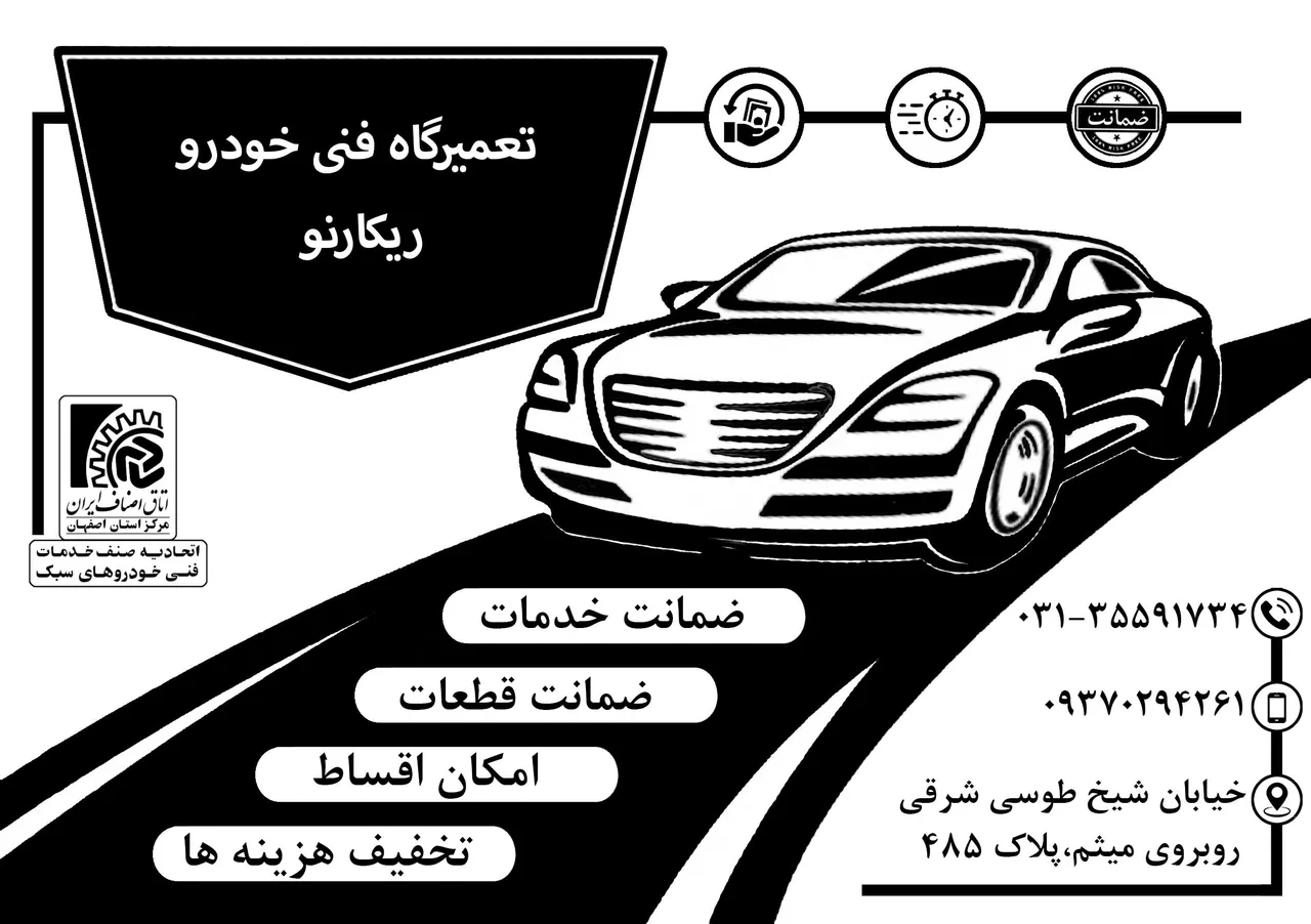 خدمات فنی خودرو ریکارنو - تصویر 2