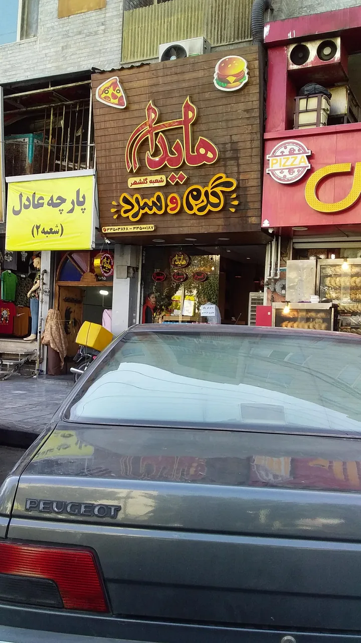 ساندویچ هایدا و پیتزا