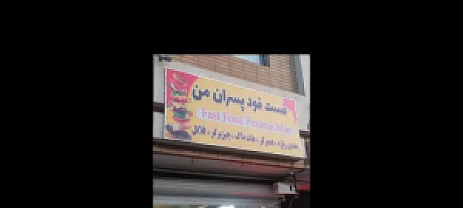 ساندویچی و فست فود پسران من