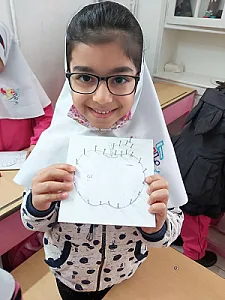 دبستان دخترانه کاغذ رنگی شعبه ی ۲