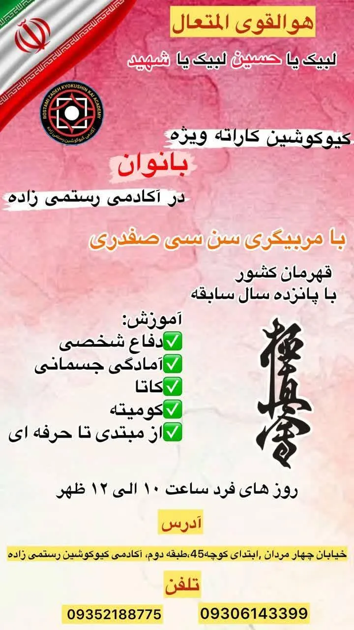 باشگاه آکادمی کیوکوشین رستمی زاده - تصویر 3