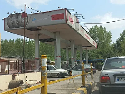 پمپ گاز CNG و پمپ بنزین گلساران