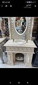 سنگ آنتیک میرزاپور تولید روشویی کبابپز و شومینه