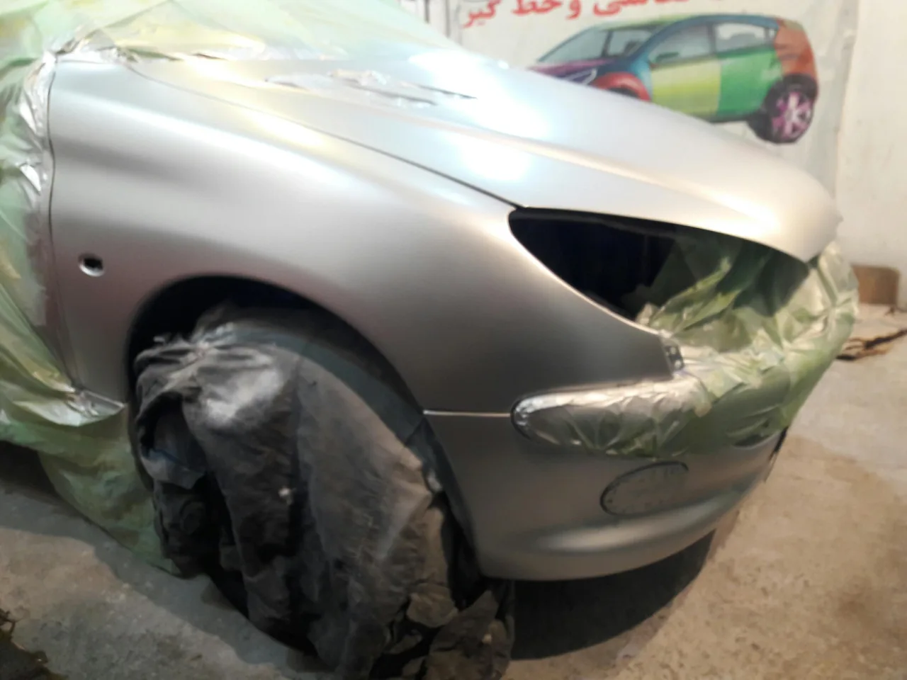 خدمات رنگ اتومبیل مهدی