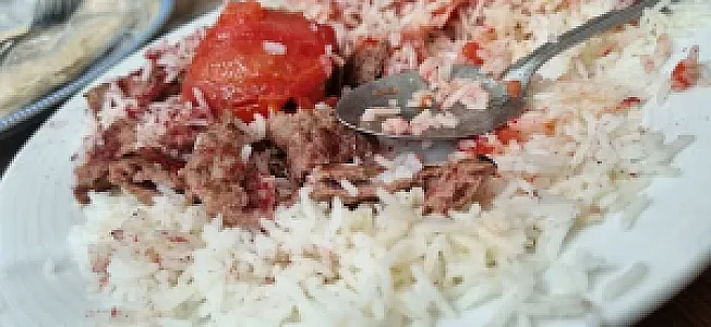 چلو کبابی ابتکاری