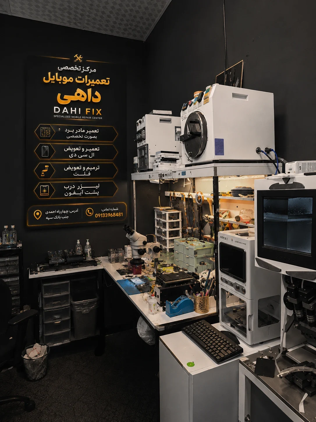 مرکز تخصصی تعمیرات موبایل داهی - موبایل‌فروشی در کرمان - تصویر 7