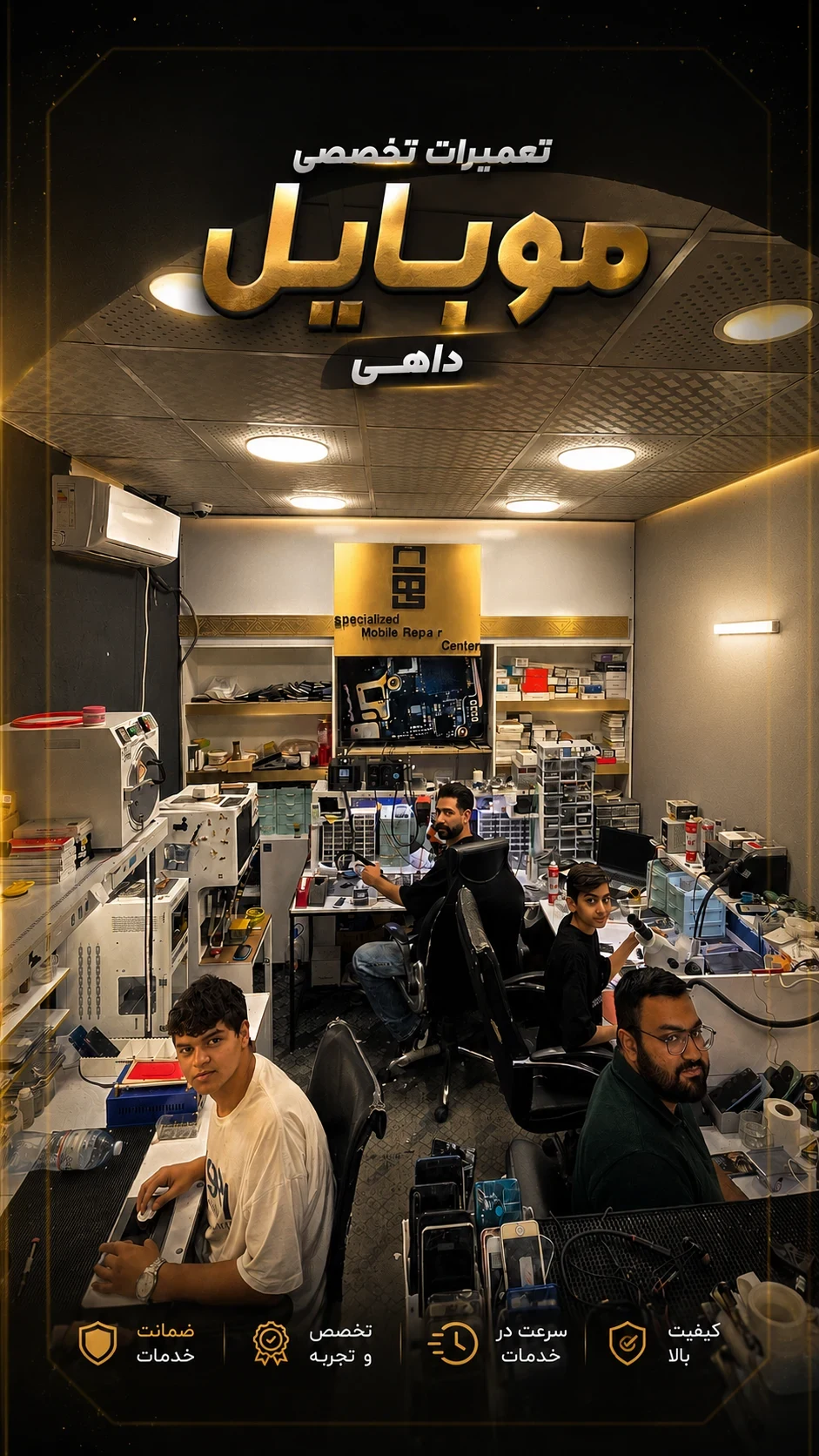 مرکز تخصصی تعمیرات موبایل داهی - موبایل‌فروشی در کرمان - تصویر 10