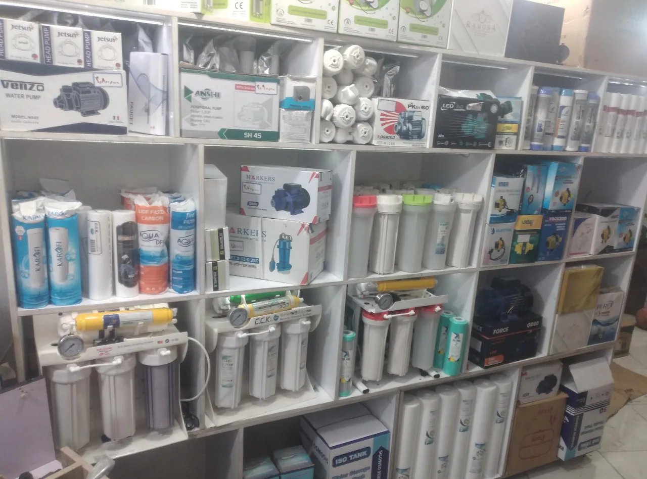 فروشگاه پمپ و تصفیه آب پویان
