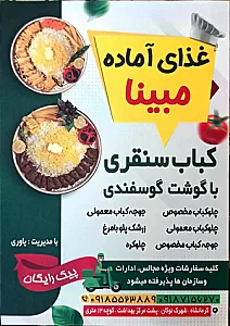 غذای آماده مبینا و ارمینا