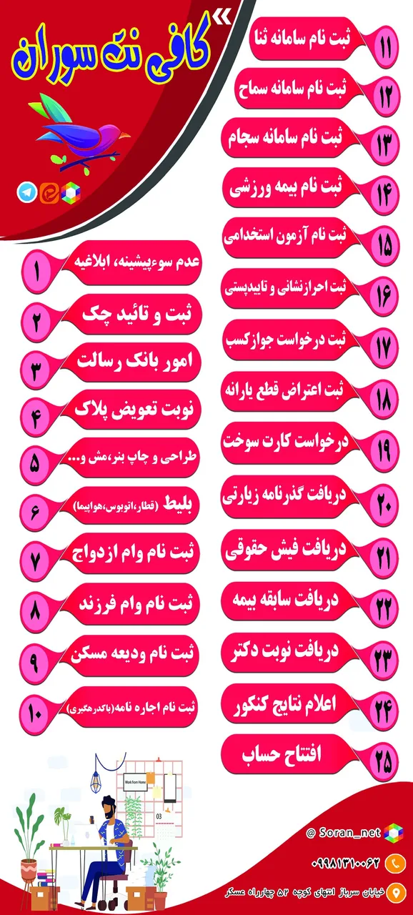 کافی نت سوران - کافی‌نت در کرمان