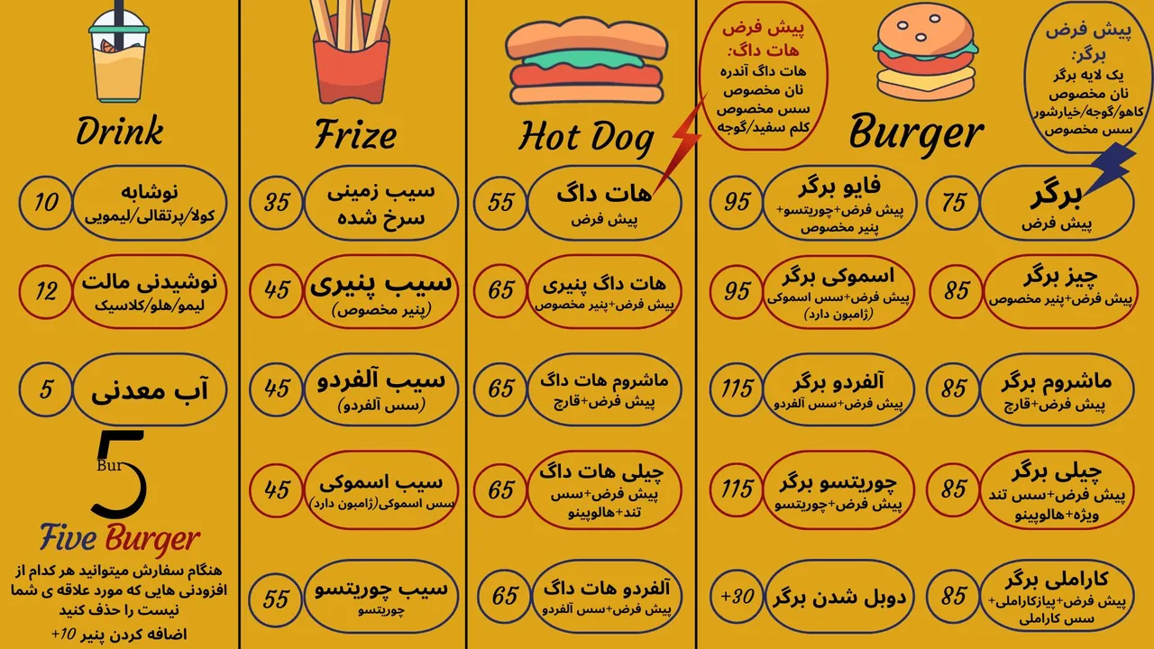 فایو برگر - تصویر 2