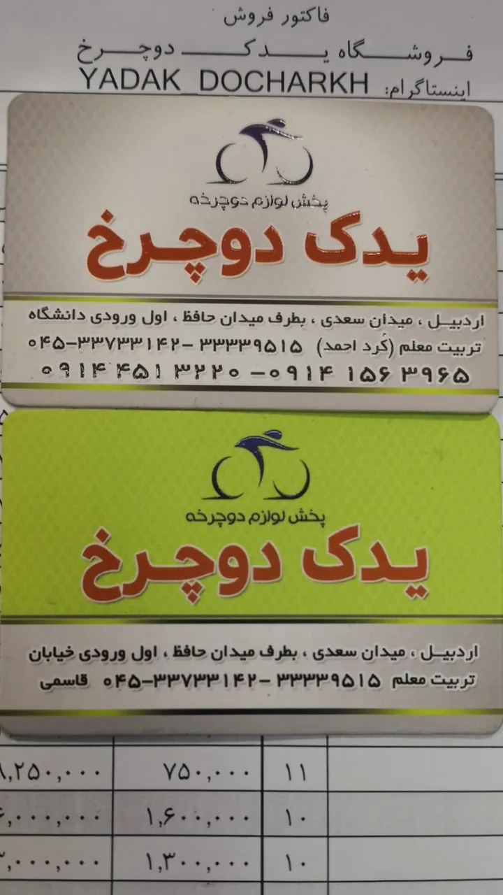 فروشگاه یدک دوچرخ - تصویر 4