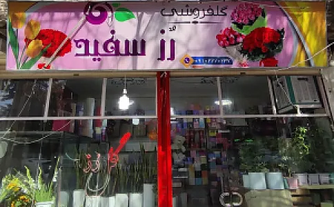 گلفروشی رز سفید