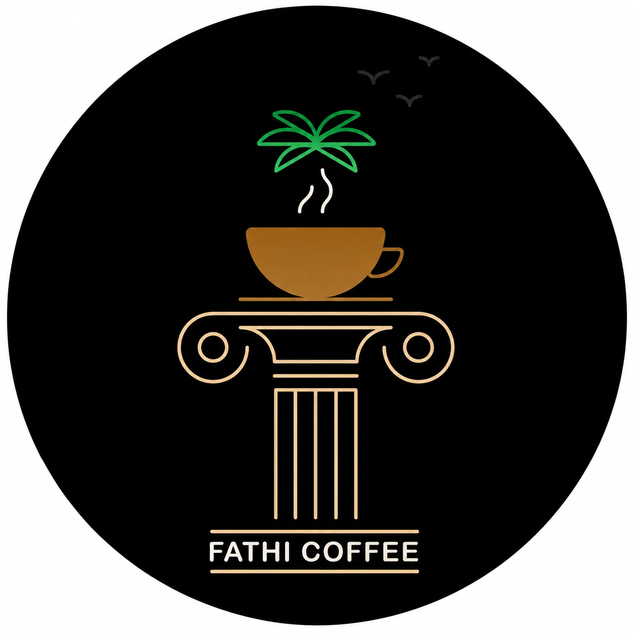 لوگوی قهوه فتحی