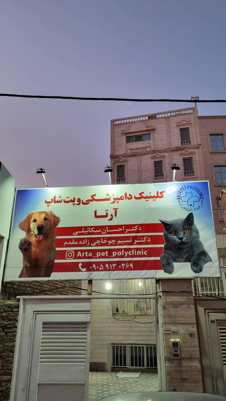 پلی کلینیک دامپزشکی حیوانات خانگی آرتا