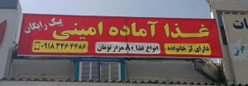 چلوکبابی و غذای آماده امینی