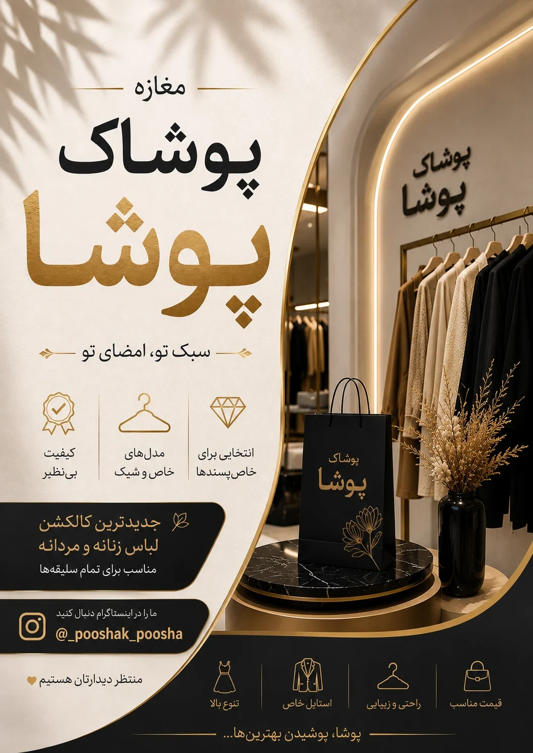 فروشگاه پوشاک پوشا - پوشاک (عمومی) در اراک - تصویر 4