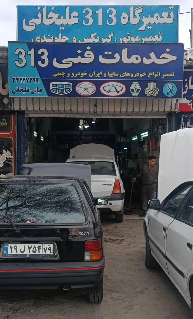 خدمات فنی 313 علیخانی