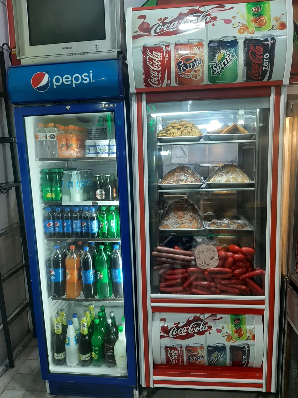 پیتزا ساندویچ چتر راه اهن