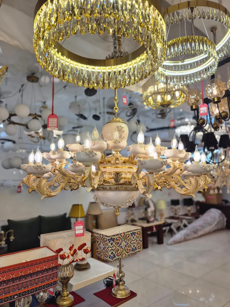 صنایع لوستر چشمه نور