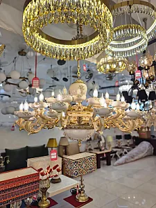 صنایع لوستر چشمه نور