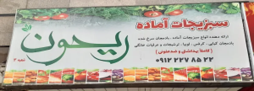 سبزیجات آماده ریحون