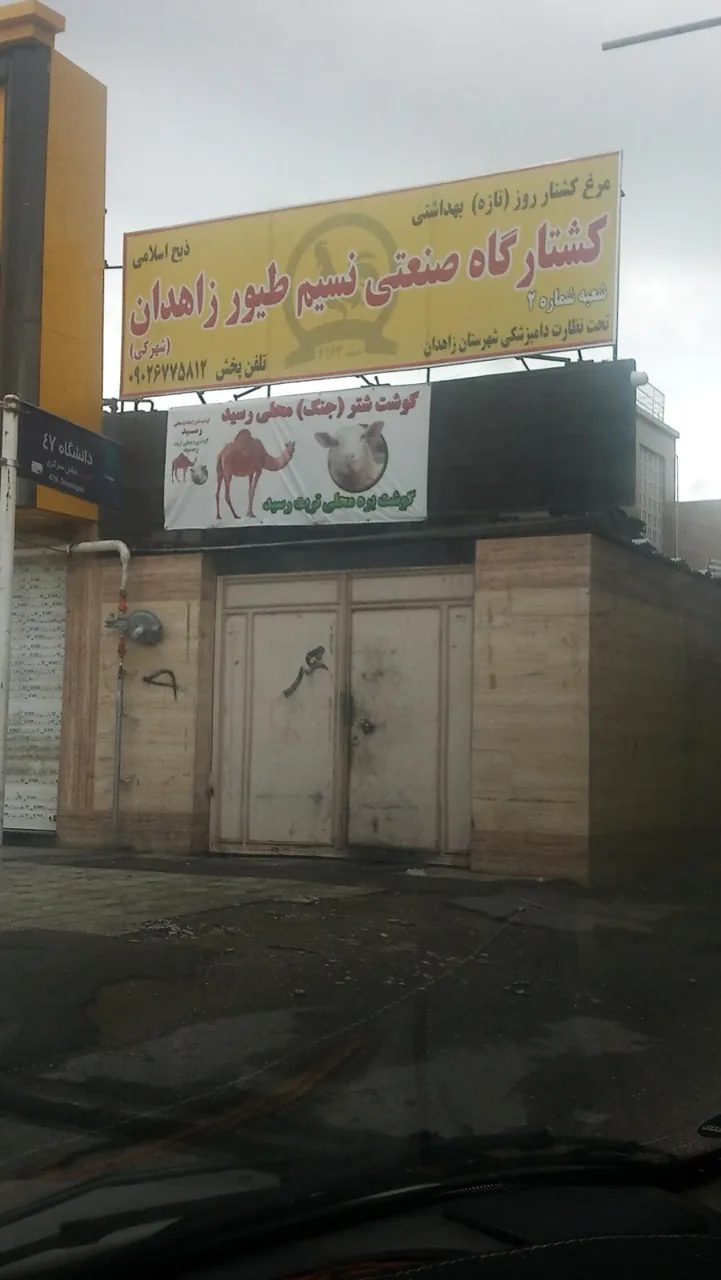 کشتارگاه صنعتی نسیم طیور زاهدان - گوشت، مرغ و پروتئینی در زاهدان