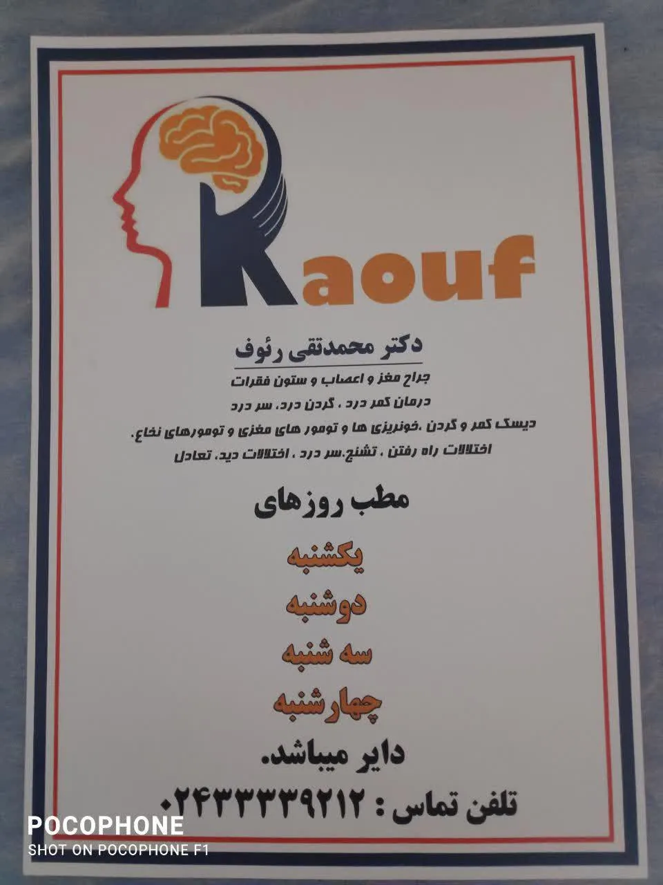 دکتر محمد تقی رئوف - تصویر 3