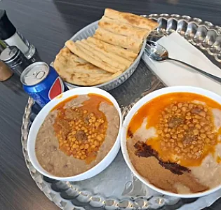 شله و حلیم صادق خان