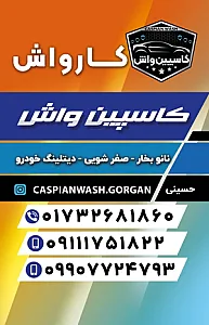 کارواش نانو بخار کاسپین واش