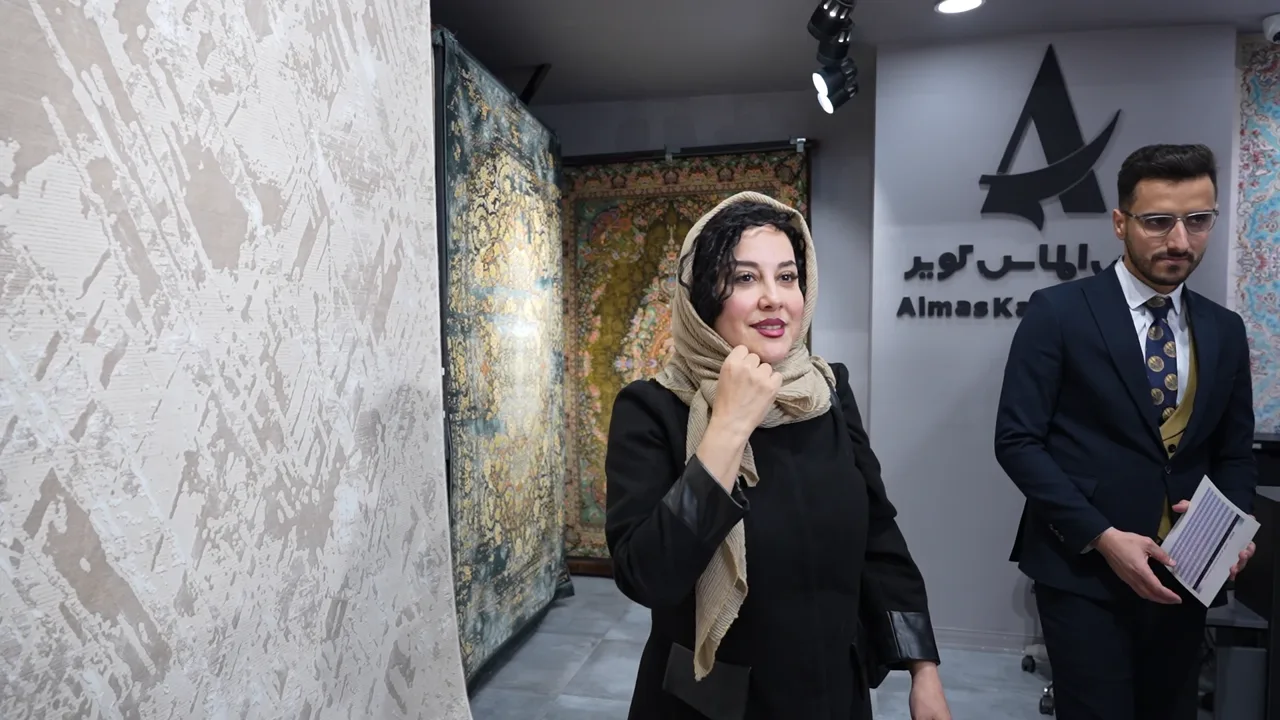 فرش الماس کویر کرمان - تصویر 5