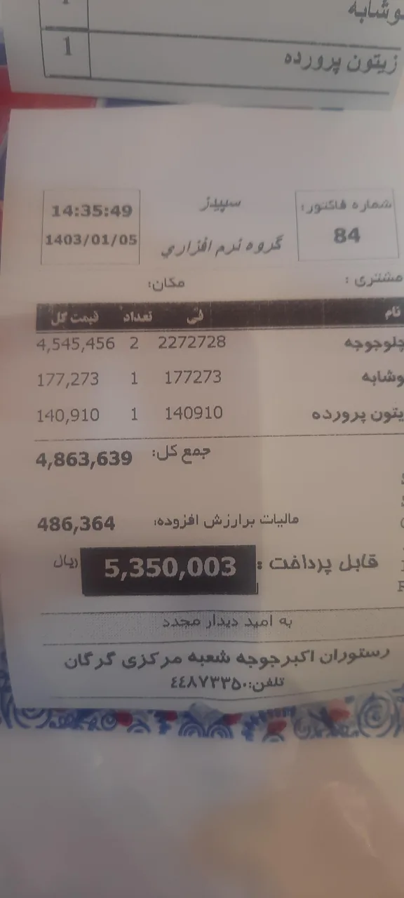 اکبر جوجه شعبه گرگان