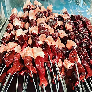 جگر کباب ذغالی