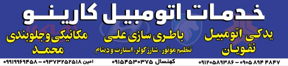 خدمات اتومبیل کارینو