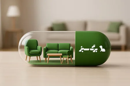 مبلمان برگ سبز