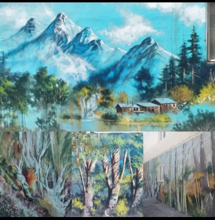 دیوارنگاری و نقاشی دیواری و زیباسازی در شهید رجایی - تصویر 2