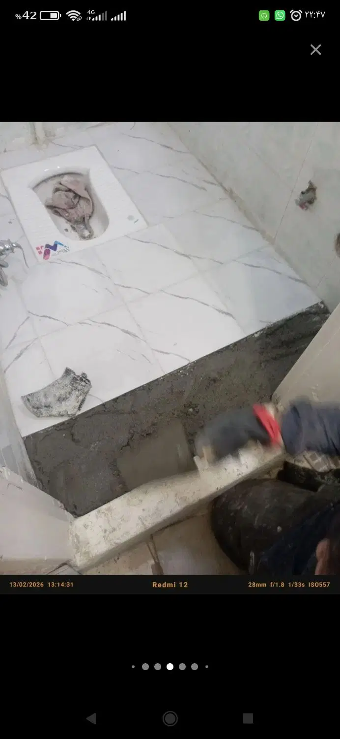 سنگ‌کاری، کاشی‌کاری و رفع نم در پاسداران - تصویر 2
