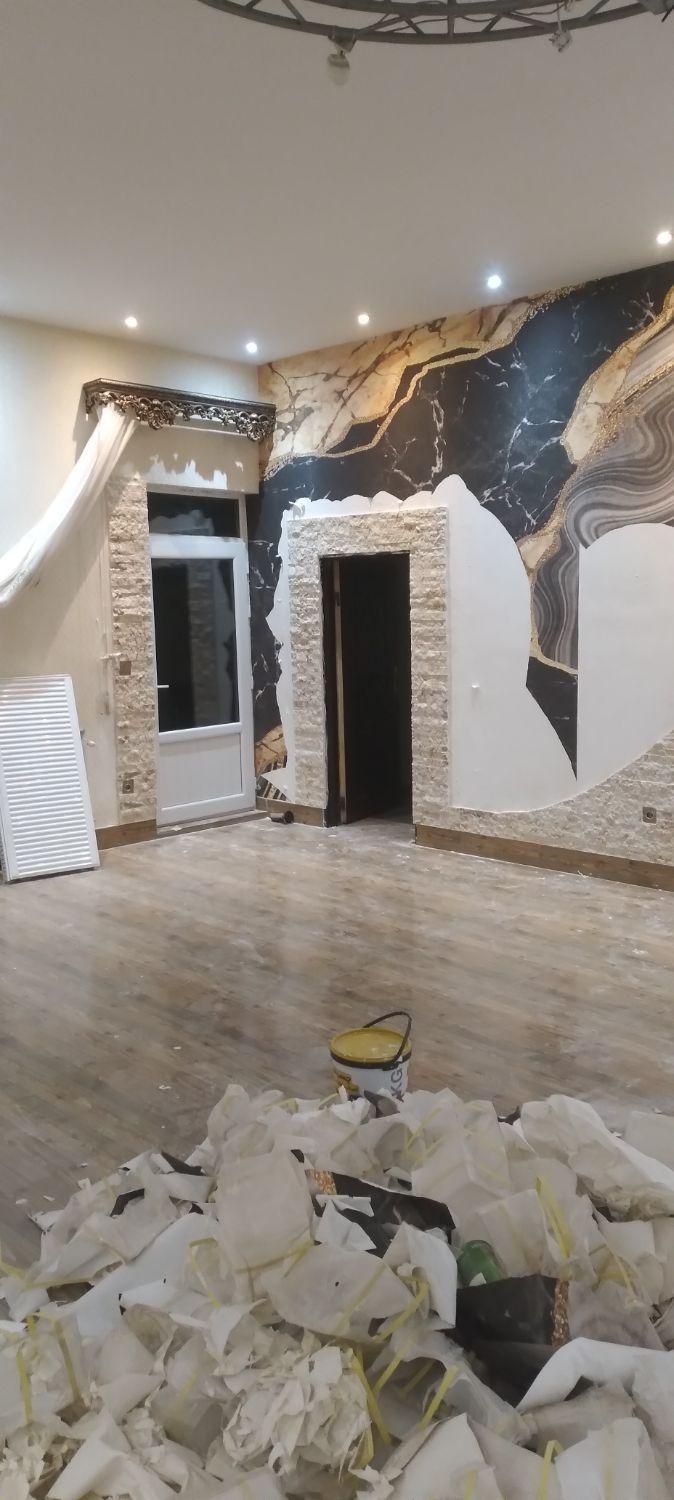سنگ آنتیک و شومینه