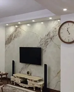 نقاشی ساختمان و پتینه حسین‌زاده