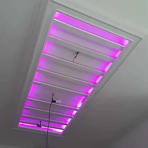 گچ‌کاری و ابزار و نور مخفی