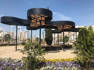 طراحی و ساخت پرگولا حکمت