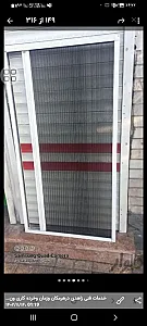در و پنجره UPVC و توری پلیسه