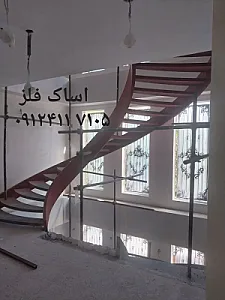 پله و نرده فلزی خاوران